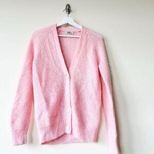TNA Pink Women's Cardigan Sweater